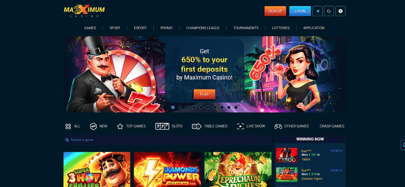maximum casino review