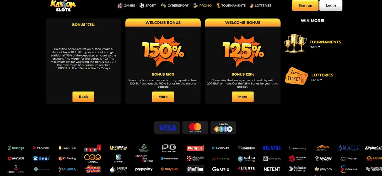 kaboom slots casino promotions