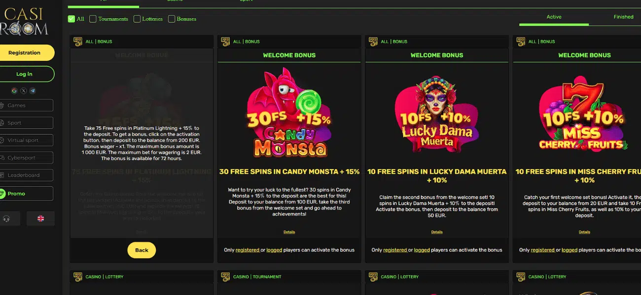 casiroom casino promotions