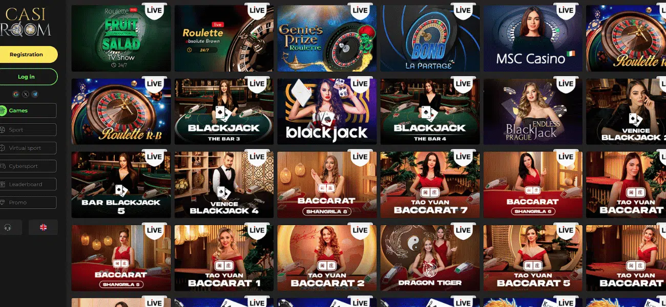 casiroom live casino