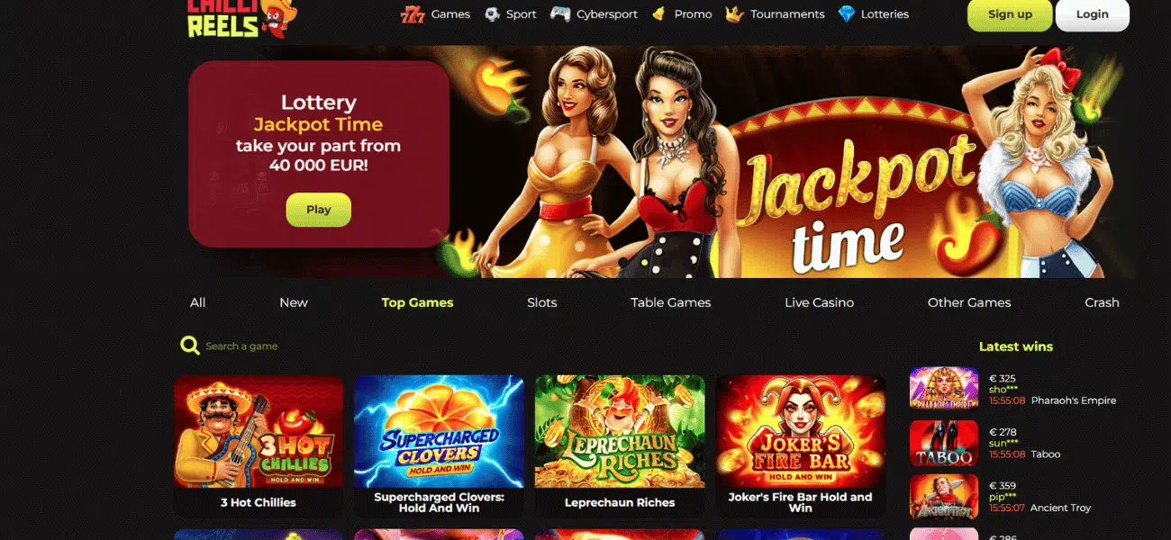 chilly reels casino review