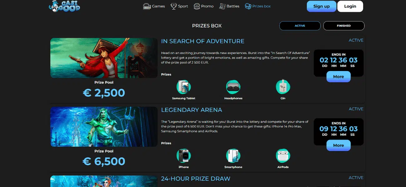 casigood casino lotteries