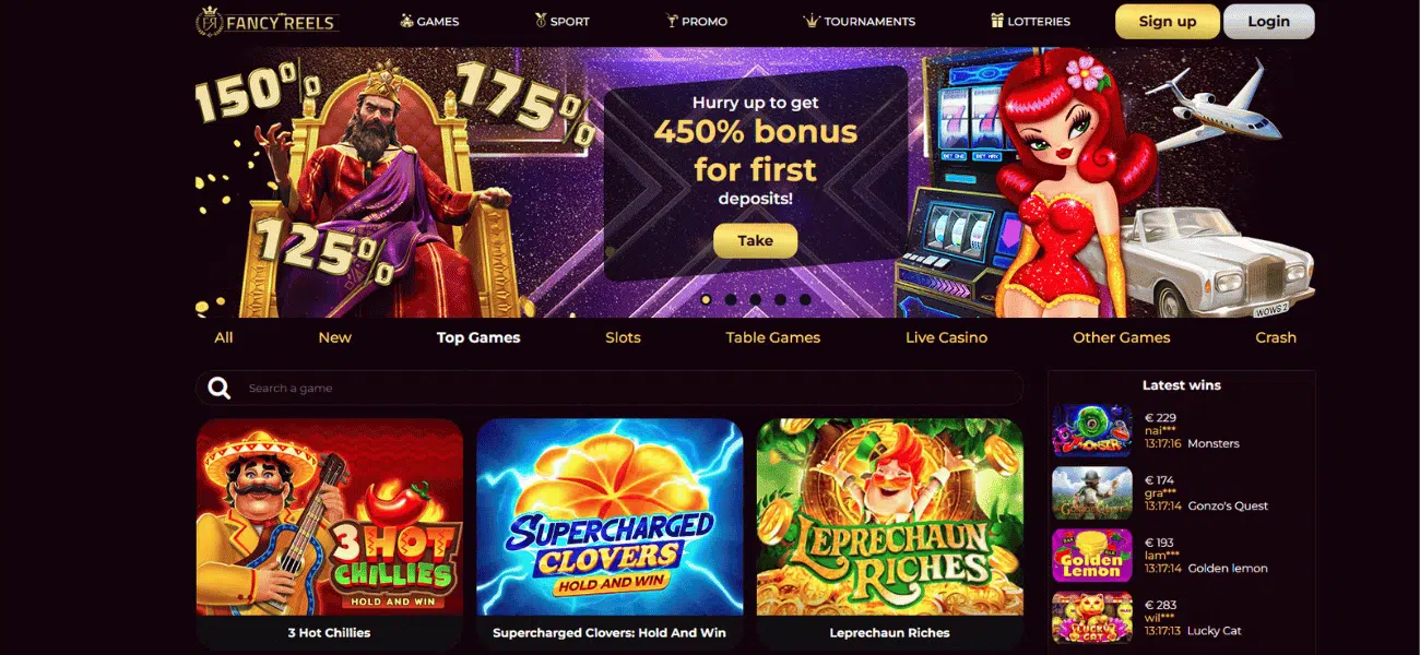 fancy reels casino review