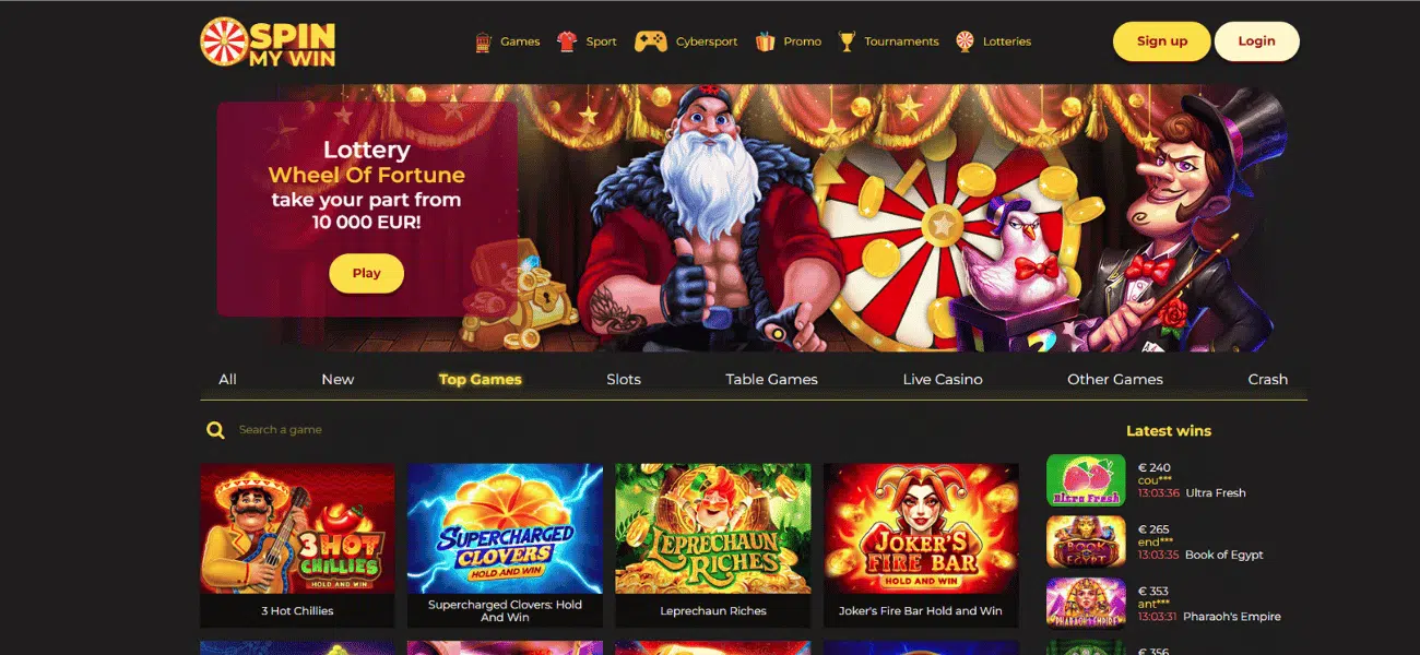 spin my win casino review