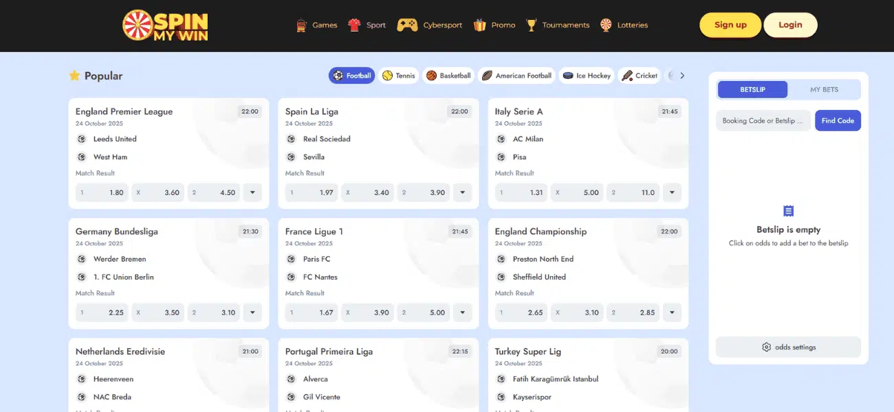 spin my win sportsbook review