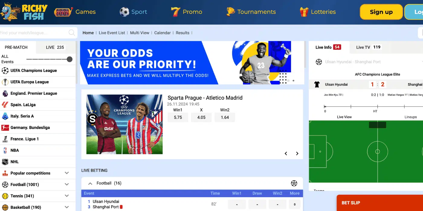 richy fish sportsbook