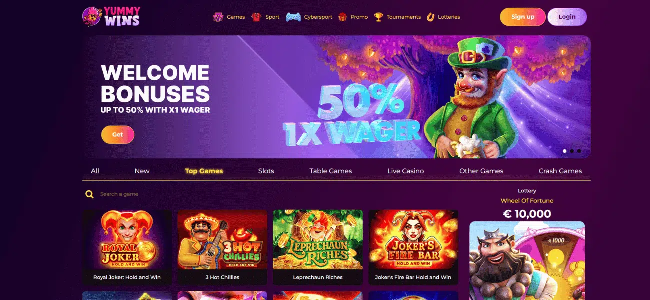 yummy wins casino review