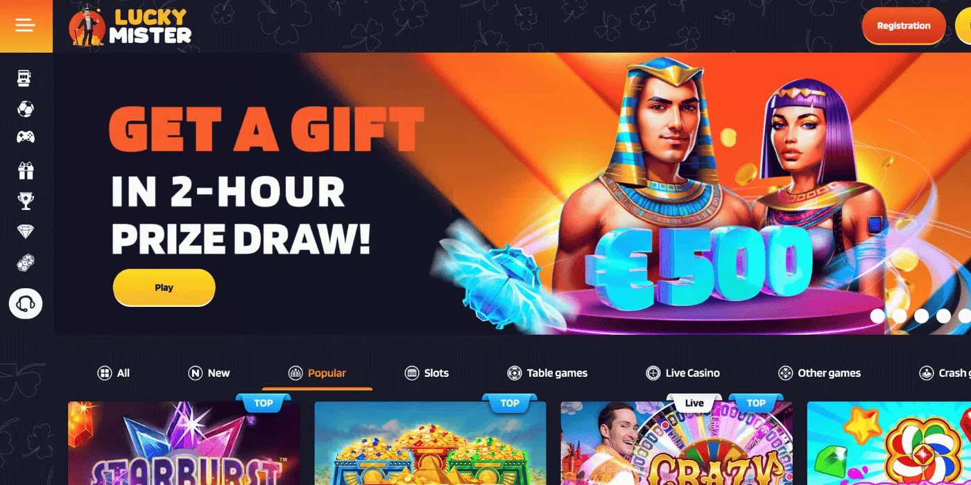 Lucky Mister Casino » UK Review + Welcome Bonuses