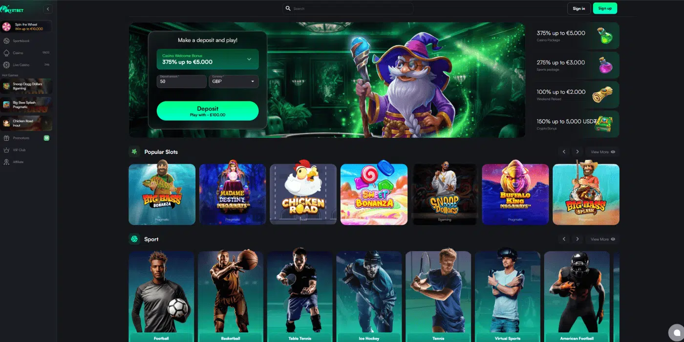 mystbet casino review