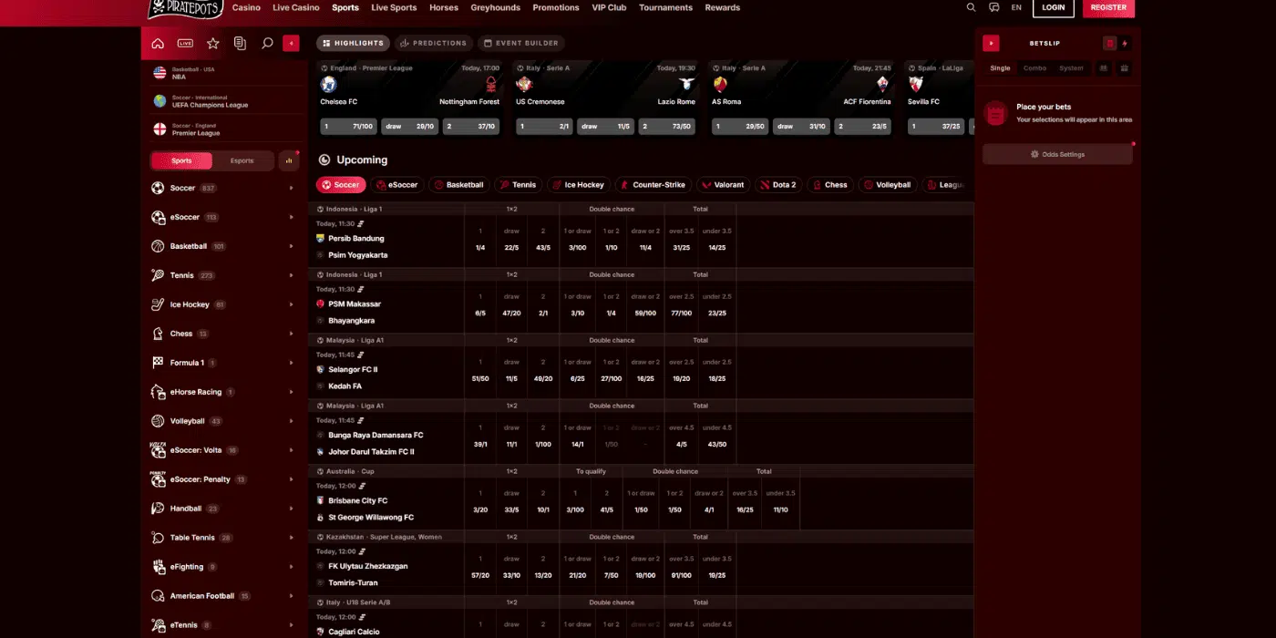 pirate pots sportsbook